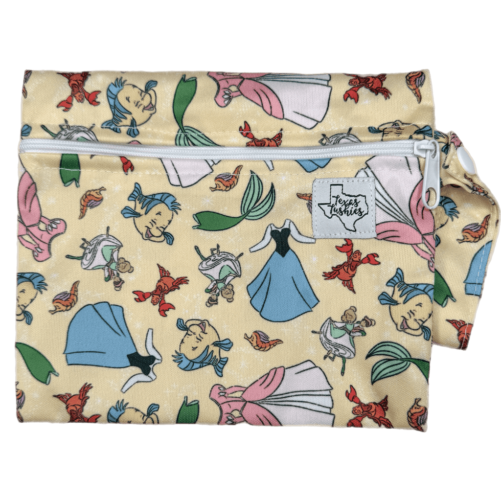 Mermaid Attire - Mini Wet Bag - Texas Tushies - Modern Cloth Diapers & Beyond