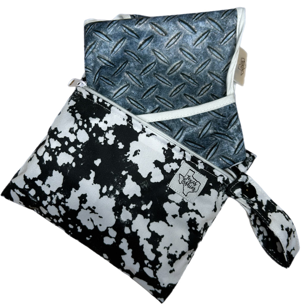 Mini Wet Bag & Flip Bib Bundle - Texas Tushies - Modern Cloth Diapers & Beyond