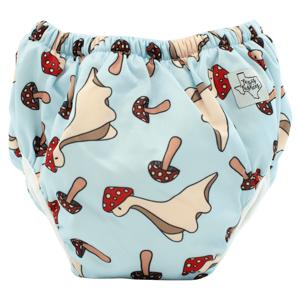 Mushroom Dinos - Training Pants - Texas Tushies - Modern Cloth Diapers & Beyond