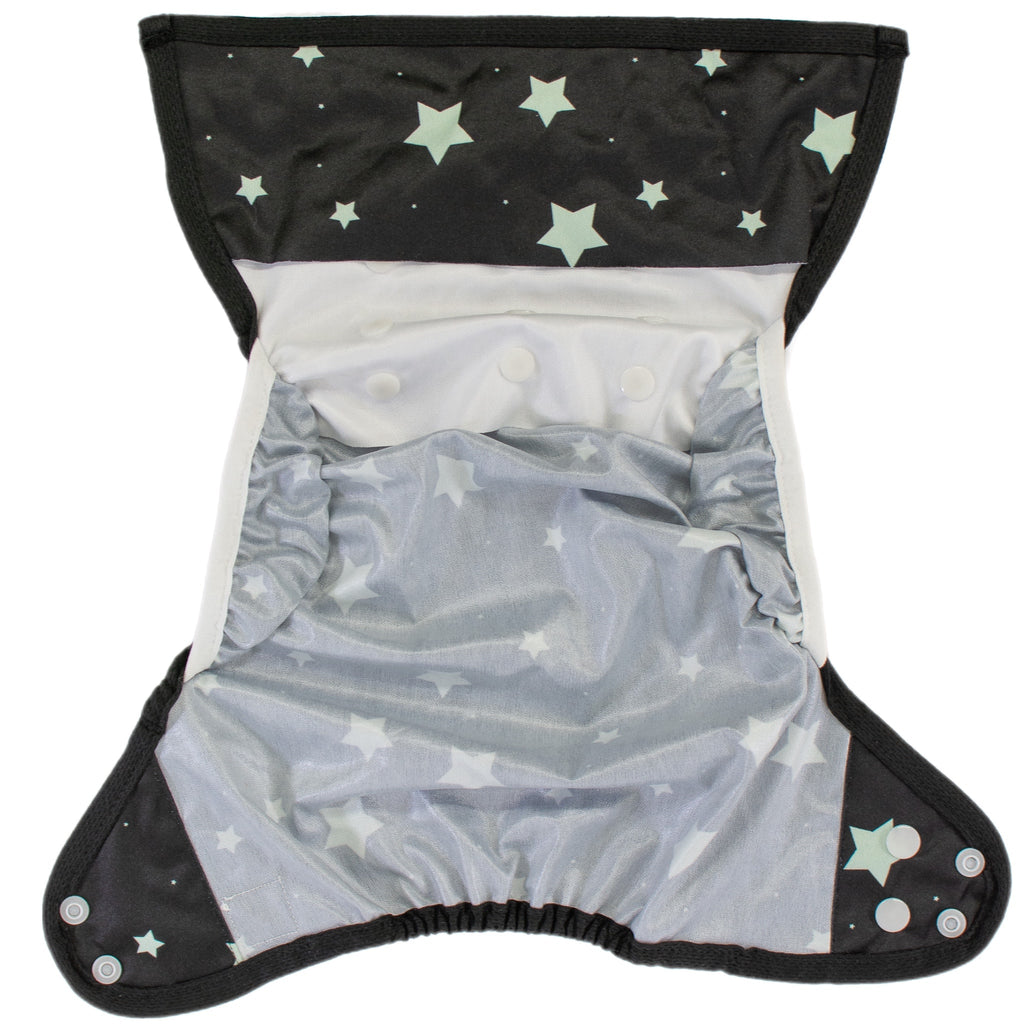 Mystic Glow Snaps - One Size Cover - Texas Tushies - Modern Cloth Diapers & Beyond