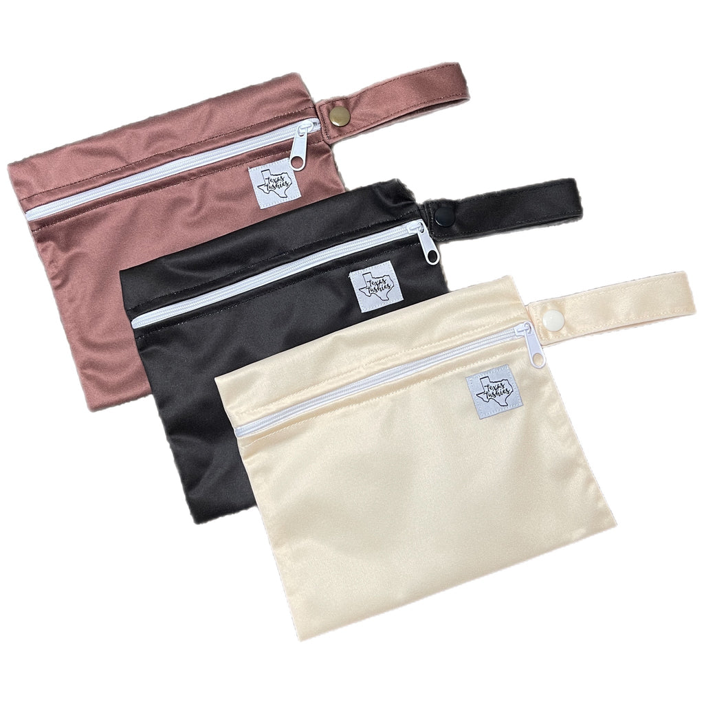 Neutral Solids - Mini Wet Bag - Texas Tushies - Modern Cloth Diapers & Beyond