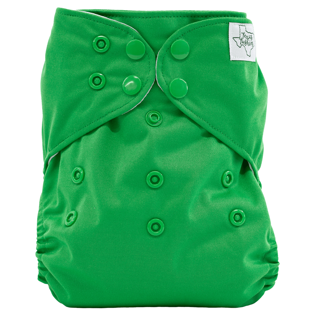 Not So Basic Solids - One Size AIO Cloth Diaper - Texas Tushies - Modern Cloth Diapers & Beyond