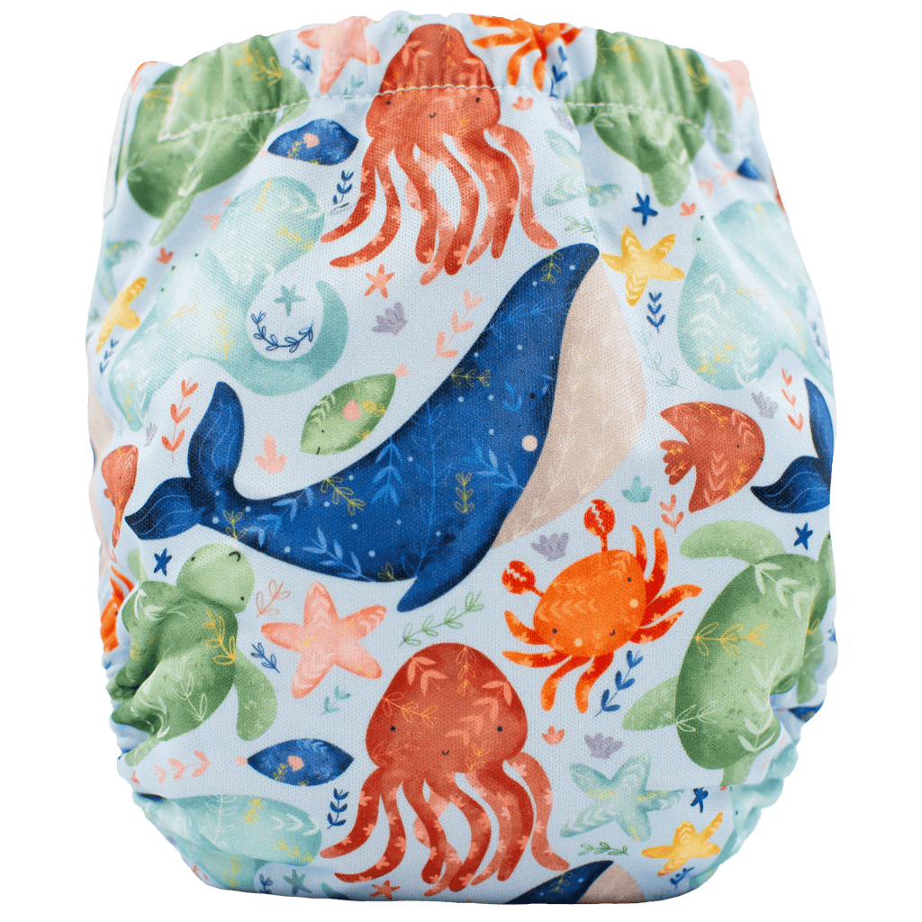 Ocean Cuties - Newborn AIO - Texas Tushies - Modern Cloth Diapers & Beyond