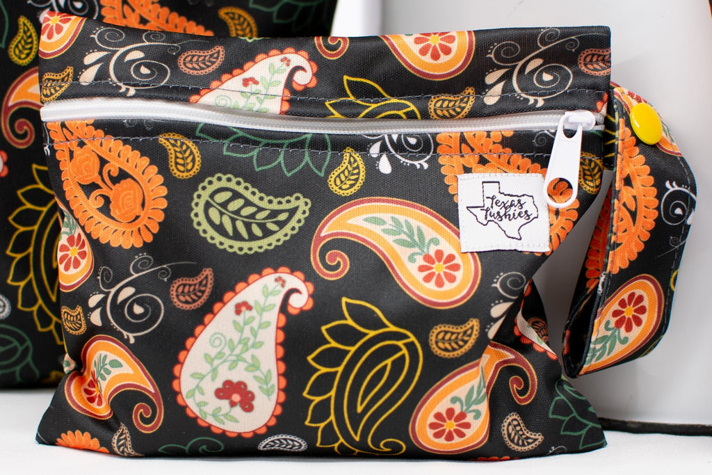 Paisley - Mini Wet Bag - Texas Tushies - Modern Cloth Diapers & Beyond