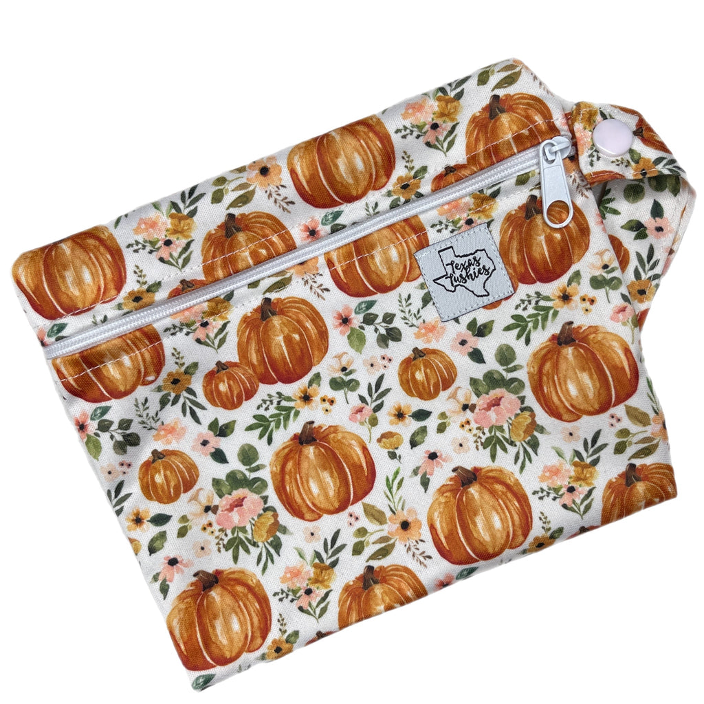 Perfect Pumpkins - Mini Wet Bag - Texas Tushies - Modern Cloth Diapers & Beyond