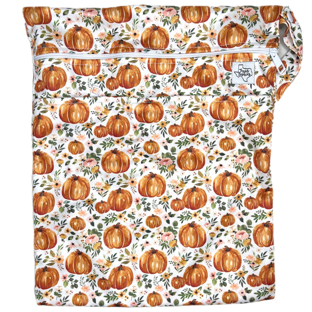 Perfect Pumpkins - Wet Bag - Texas Tushies - Modern Cloth Diapers & Beyond