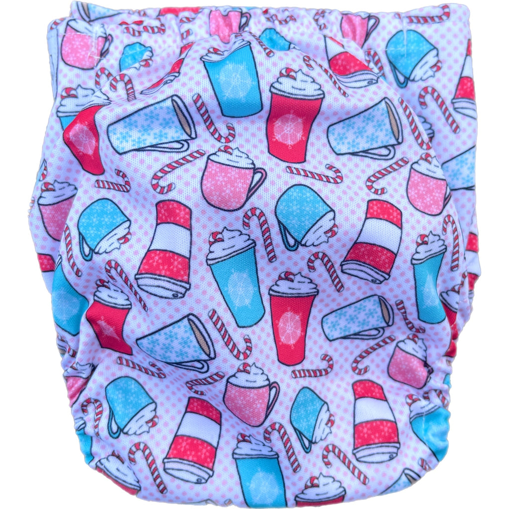 Pink Cocoa - Newborn AIO - Texas Tushies - Modern Cloth Diapers & Beyond