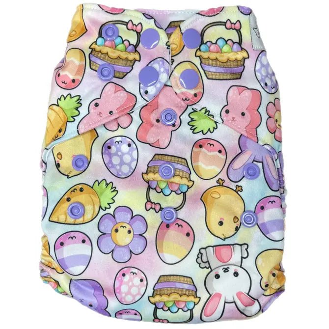 Pink Easter Cuties - One Size Pocket - Texas Tushies - Modern Cloth Diapers & Beyond
