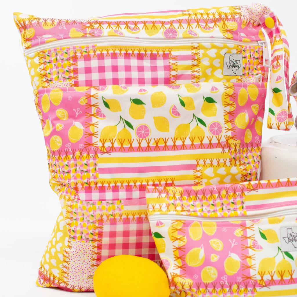 Pink Lemonade - Wet Bag - Texas Tushies - Modern Cloth Diapers & Beyond