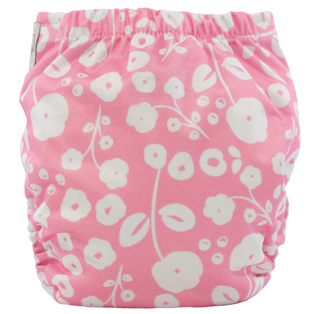 Pink Poppies - Newborn AIO - Texas Tushies - Modern Cloth Diapers & Beyond