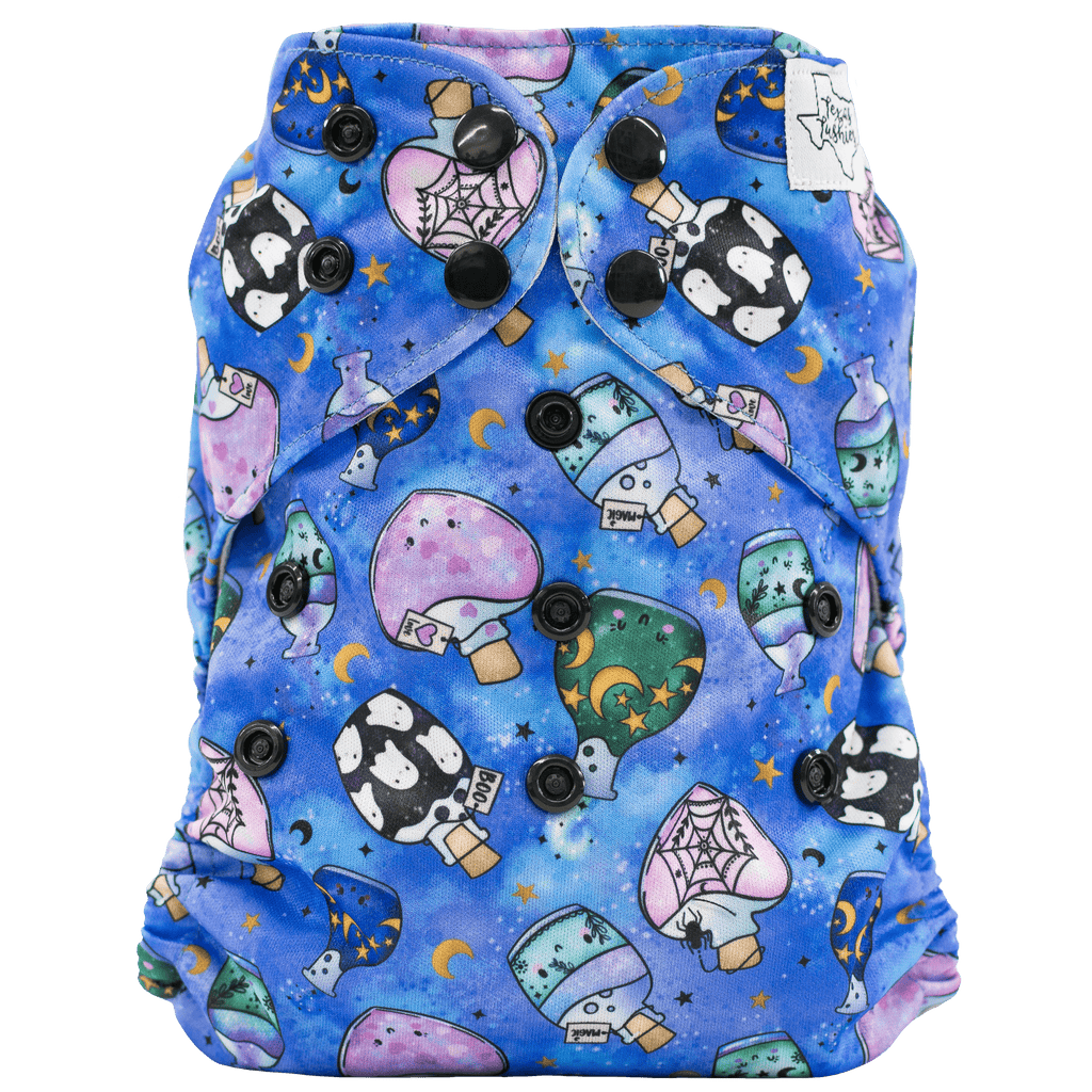 Potions - One Size AIO - Texas Tushies - Modern Cloth Diapers & Beyond
