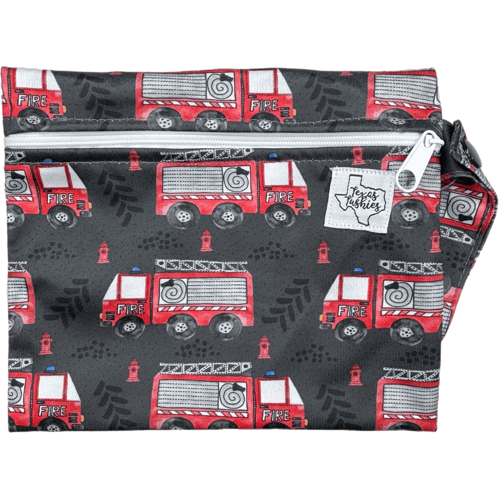 Red Truck - Mini Wet Bag - Texas Tushies - Modern Cloth Diapers & Beyond