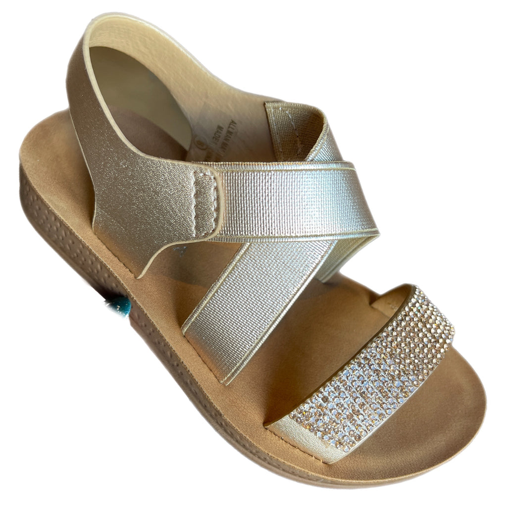 Rose Gold Bling Sandals - Texas Tushies - Modern Cloth Diapers & Beyond