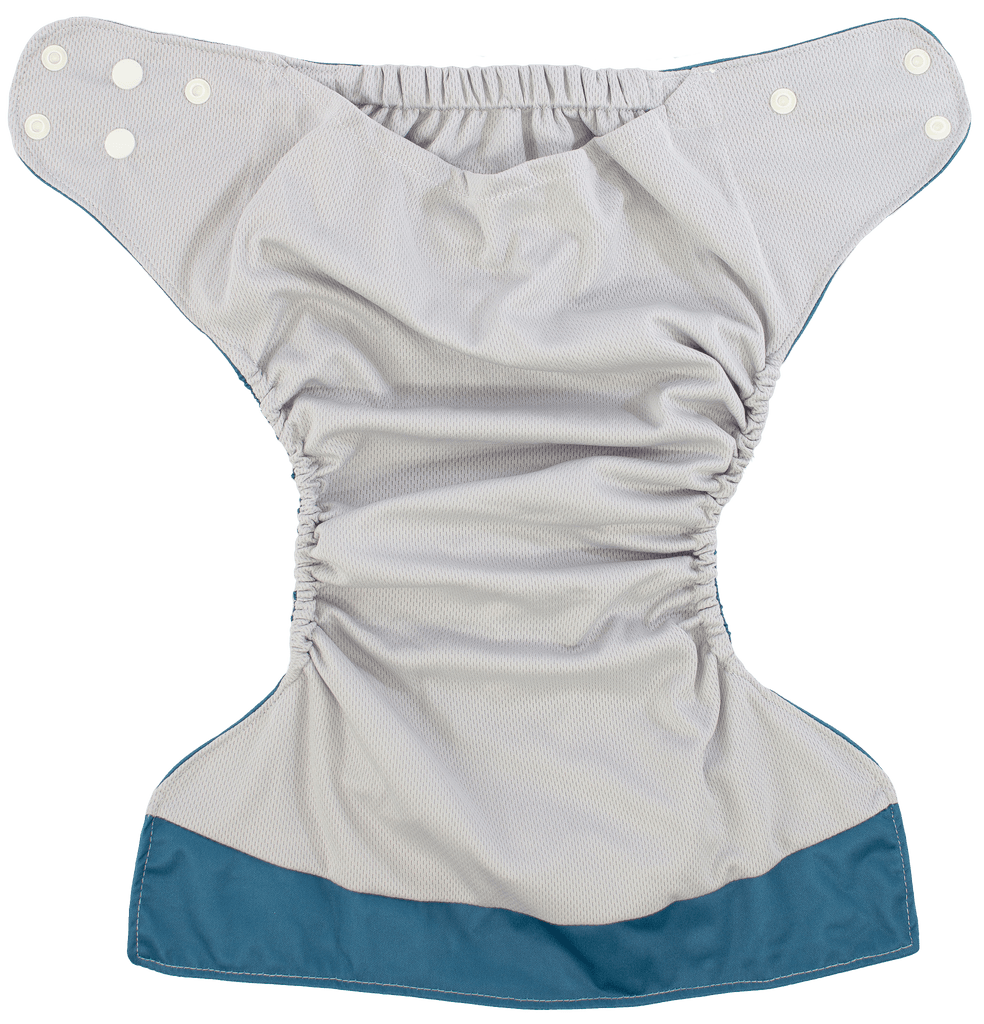 Sea Embroidery - XL Pocket - Texas Tushies - Modern Cloth Diapers & Beyond