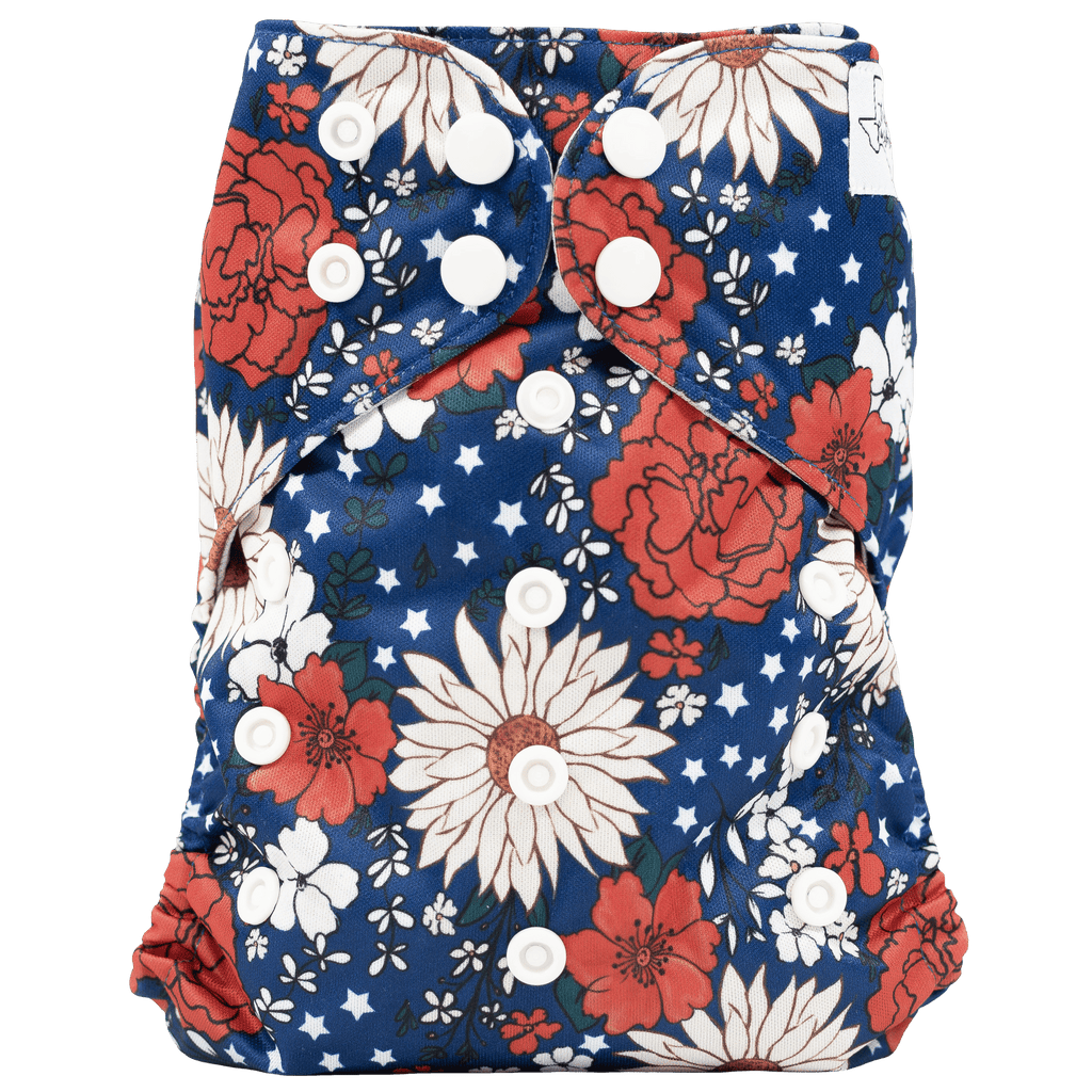 Seasonal Slim Fit AIO Cloth Diaper - Texas Tushies - Modern Cloth Diapers & Beyond