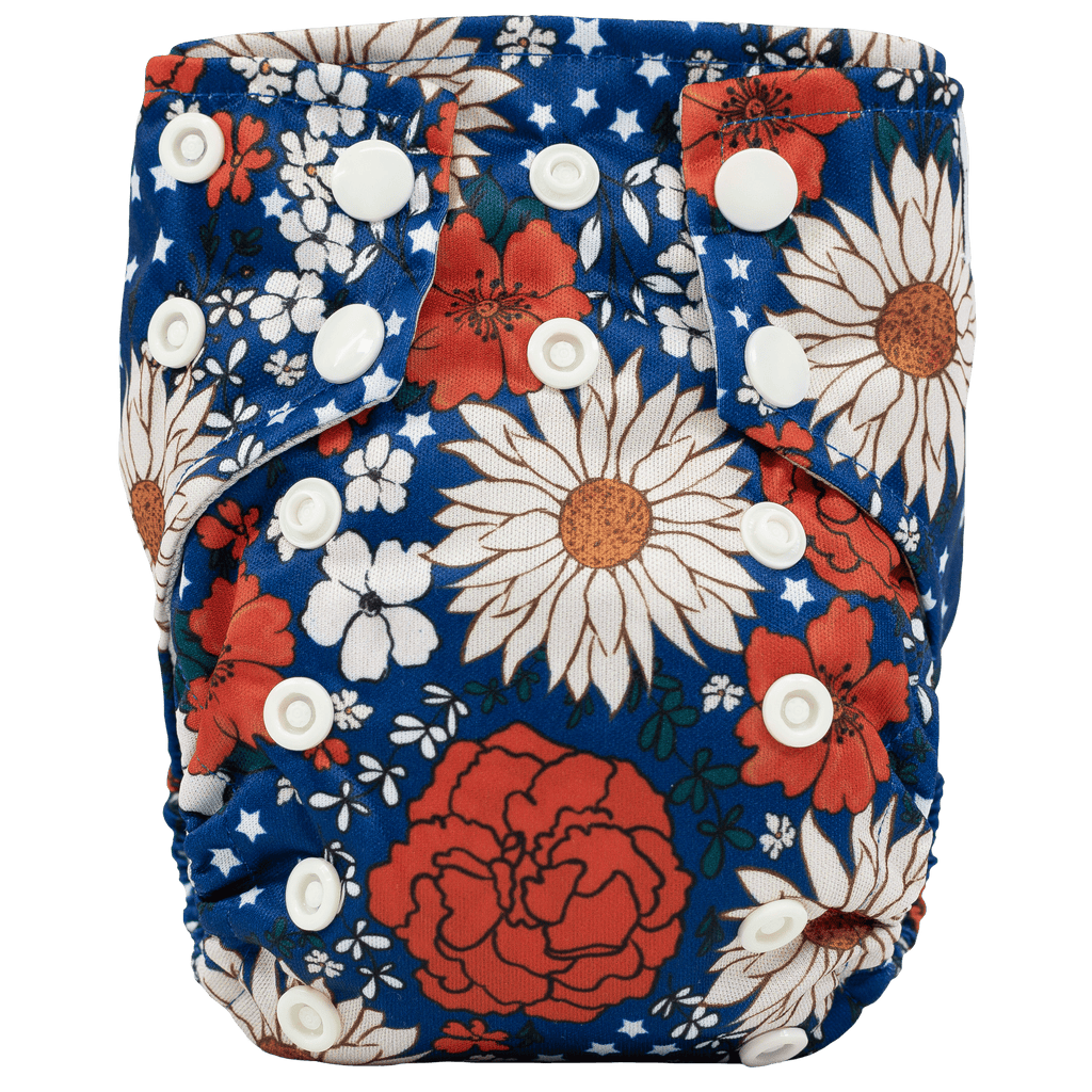 Seasonal Tiny Tushies Newborn AIO Cloth Diaper - Texas Tushies - Modern Cloth Diapers & Beyond