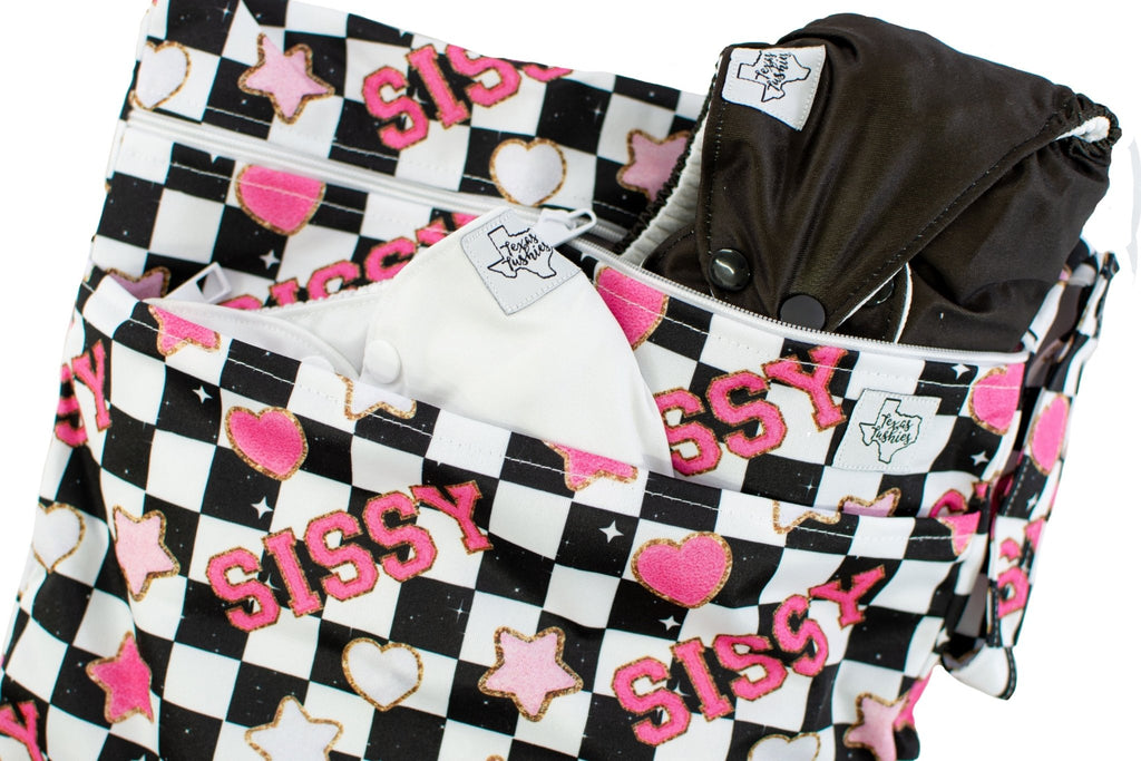 Sissy Check - Wet Bag - Texas Tushies - Modern Cloth Diapers & Beyond