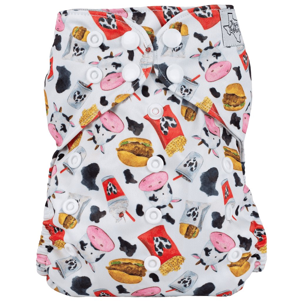 Slim Fit AIO Cloth Diaper - Texas Tushies - Modern Cloth Diapers & Beyond