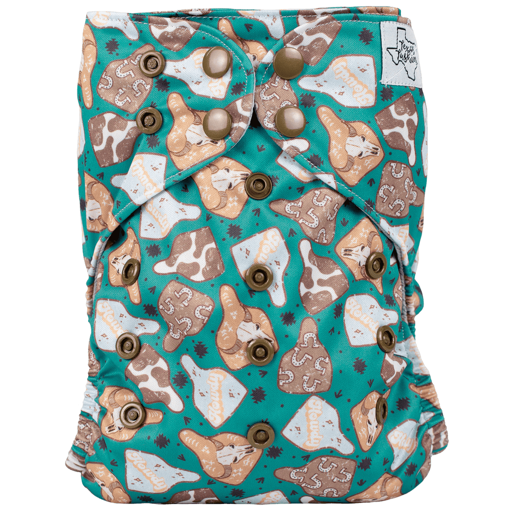 Slim Fit AIO Cloth Diaper - Texas Tushies - Modern Cloth Diapers & Beyond