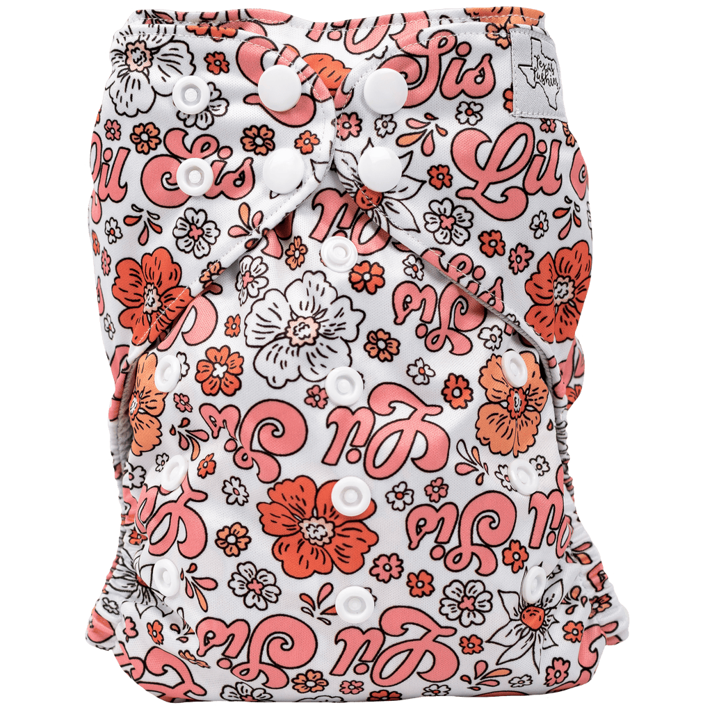 Slim Fit AIO Cloth Diaper - Texas Tushies - Modern Cloth Diapers & Beyond