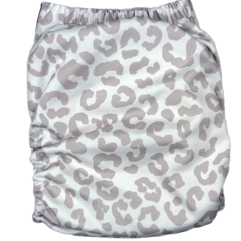 Snow Leopard - XL Pocket - Texas Tushies - Modern Cloth Diapers & Beyond