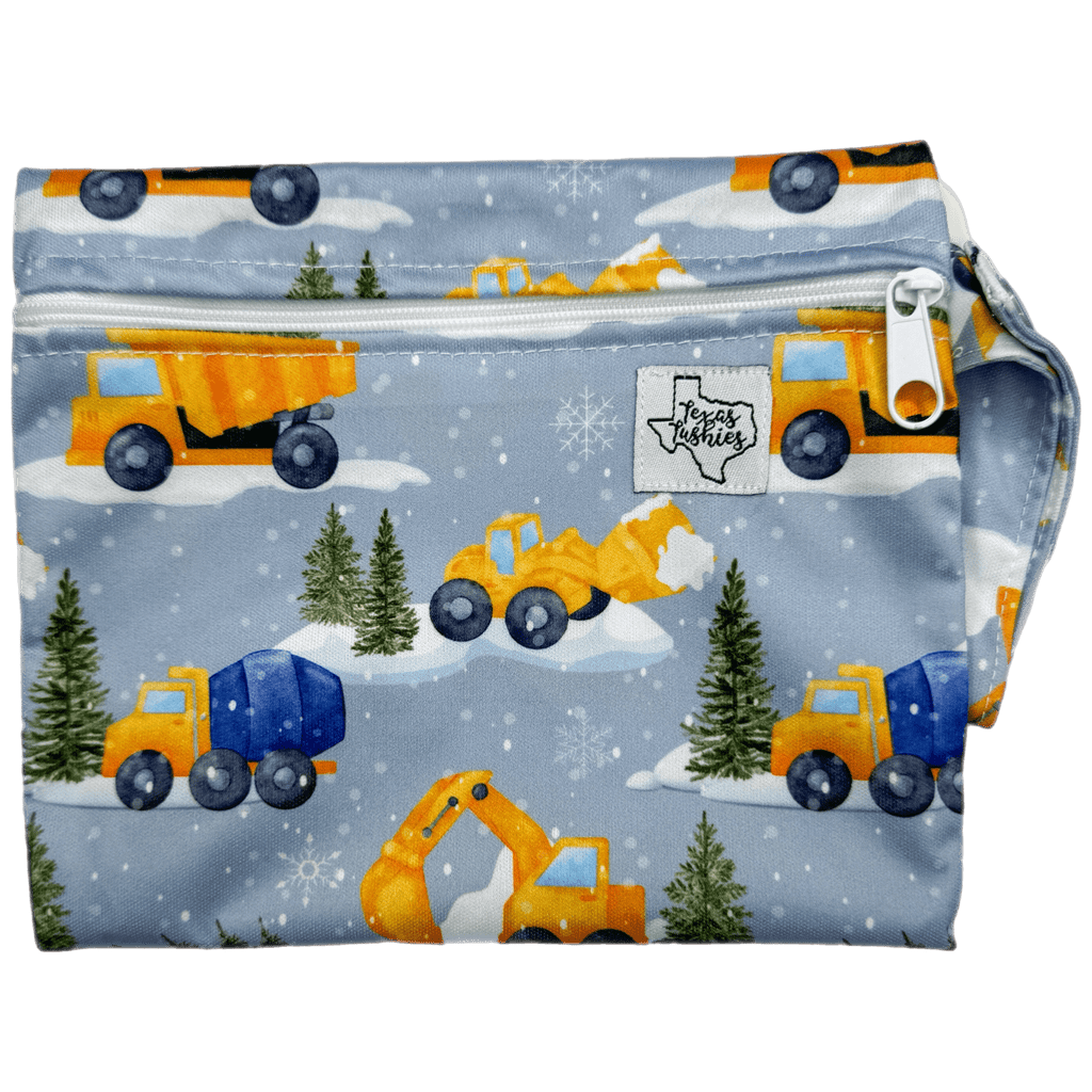 Snowy Daze - Mini Wet Bag - Texas Tushies - Modern Cloth Diapers & Beyond