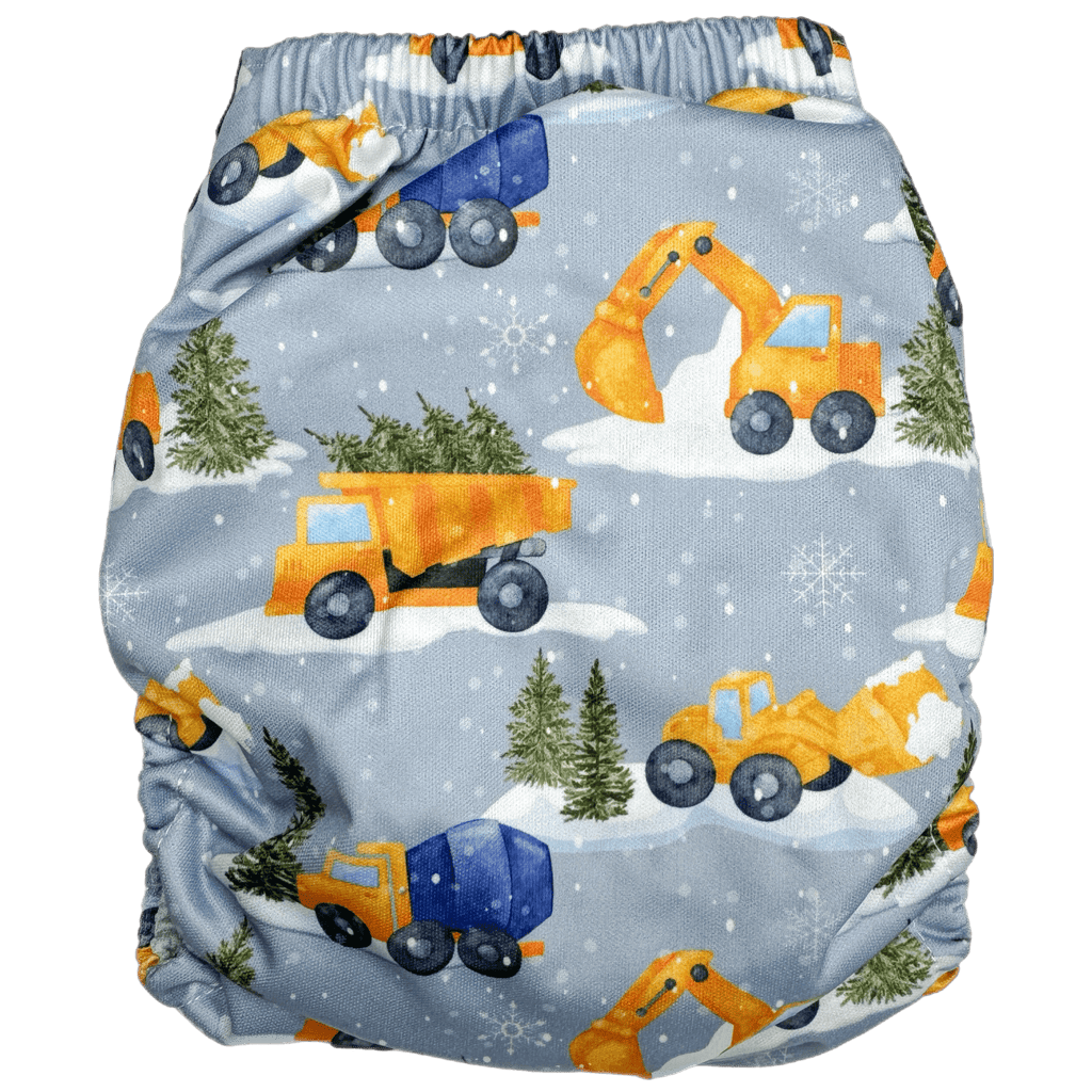 Snowy Daze - One Size AIO - Texas Tushies - Modern Cloth Diapers & Beyond
