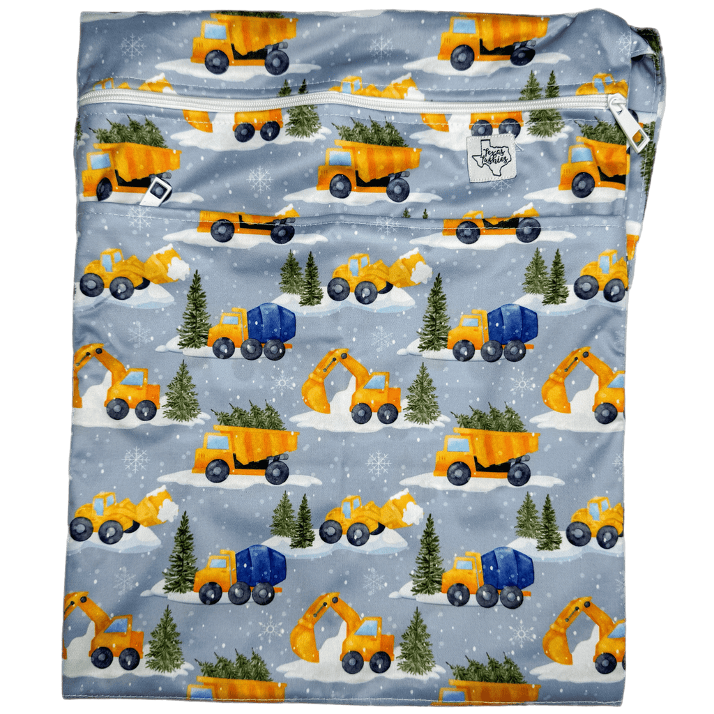 Snowy Daze - Wet Bag - Texas Tushies - Modern Cloth Diapers & Beyond