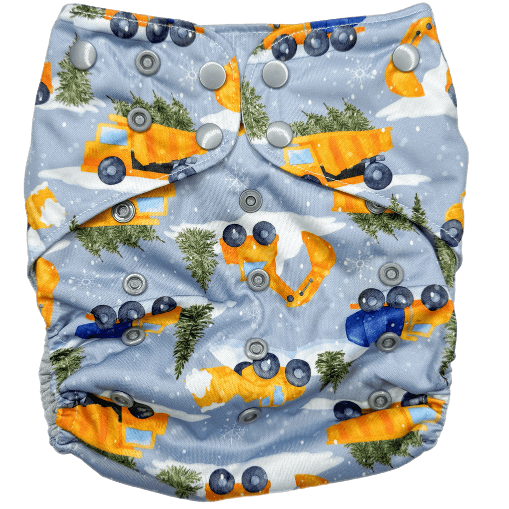 Snowy Daze - XL Pocket - Texas Tushies - Modern Cloth Diapers & Beyond