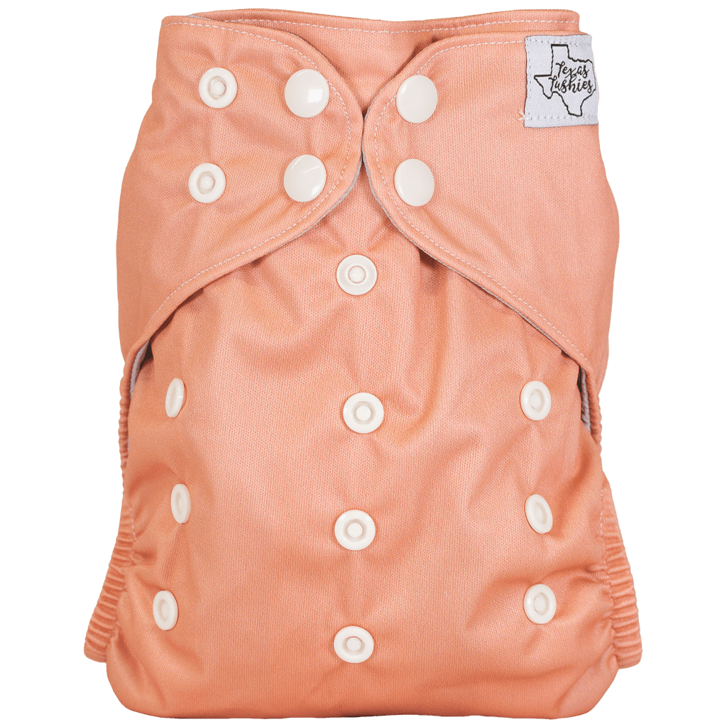 Solids Slim Fit AIO Cloth Diaper - Texas Tushies - Modern Cloth Diapers & Beyond