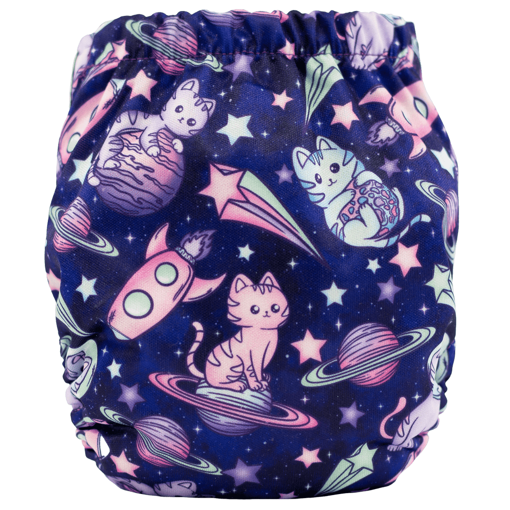 Space Cats - Newborn AIO - Texas Tushies - Modern Cloth Diapers & Beyond