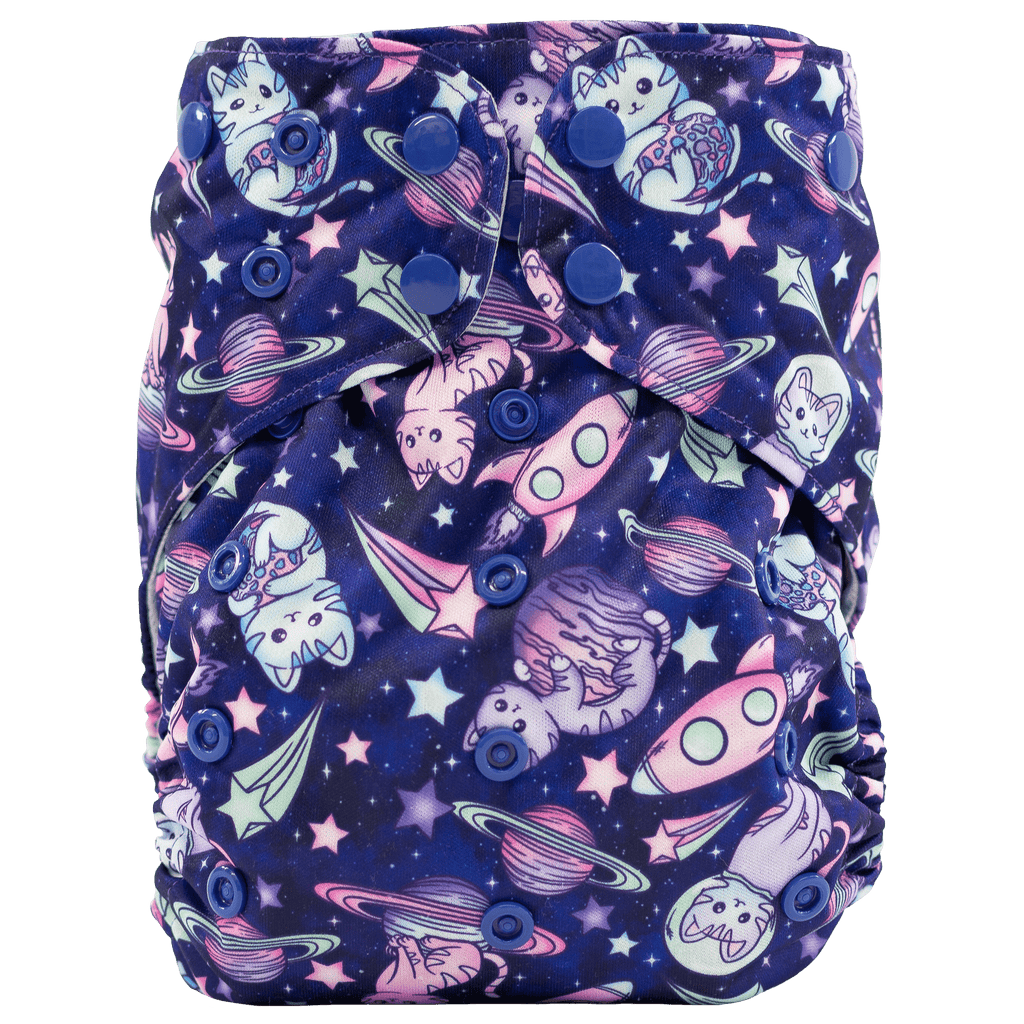 Space Cats - XL Pocket - Texas Tushies - Modern Cloth Diapers & Beyond