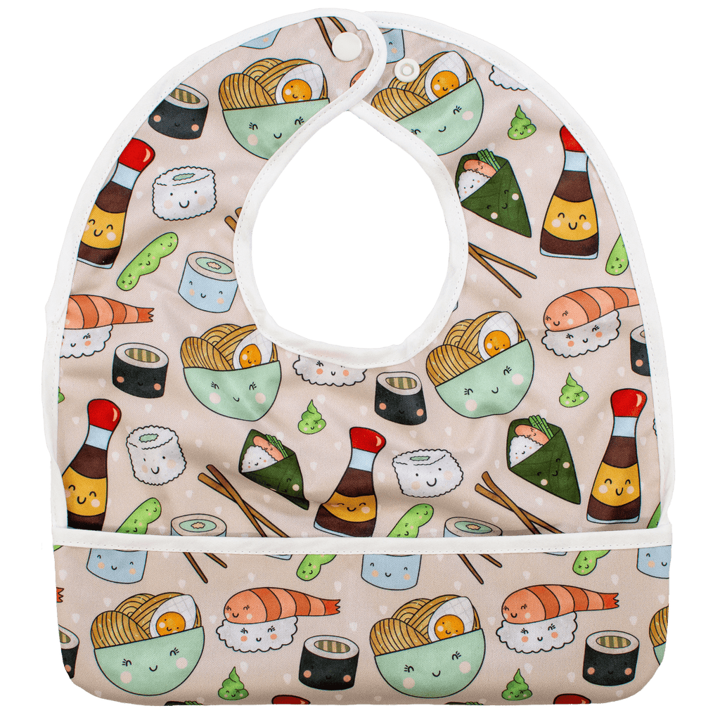 Sushi Smiles - The Flip Bib - Texas Tushies - Modern Cloth Diapers & Beyond