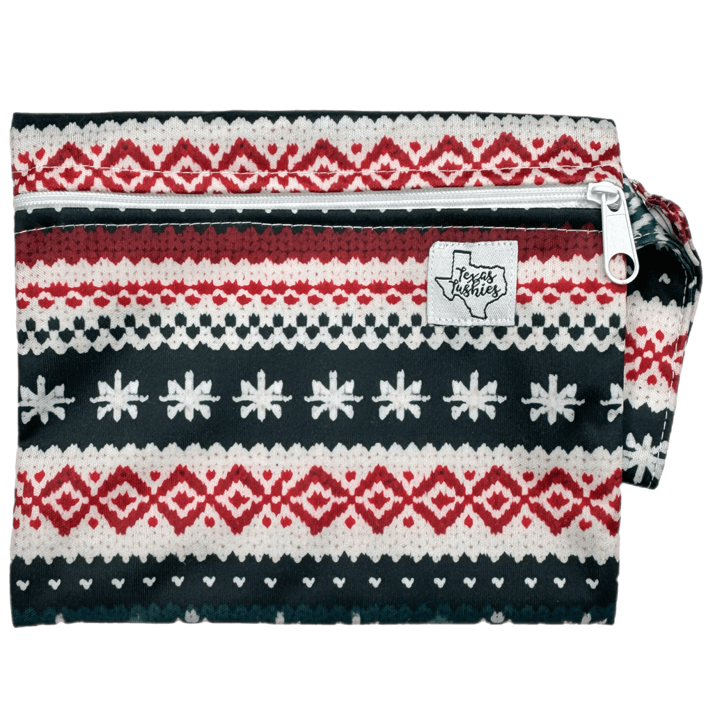 Sweater Weather - Mini Wet Bag - Texas Tushies - Modern Cloth Diapers & Beyond