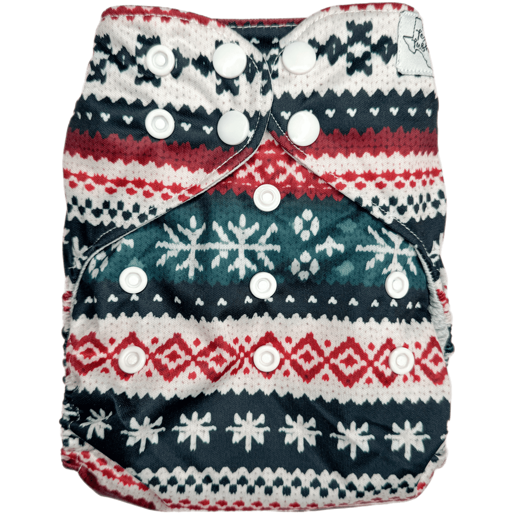 Sweater Weather - One Size AIO - Texas Tushies - Modern Cloth Diapers & Beyond