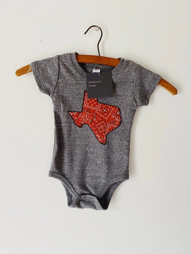 Texas Baby Bodysuit - Bandana - Texas Tushies - Modern Cloth Diapers & Beyond