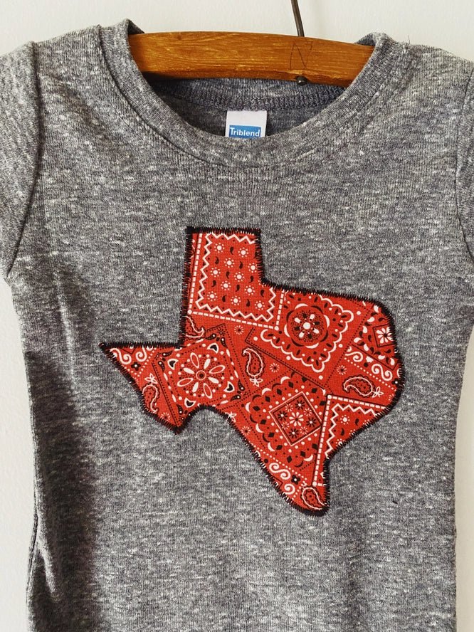 Texas Baby Bodysuit - Bandana - Texas Tushies - Modern Cloth Diapers & Beyond