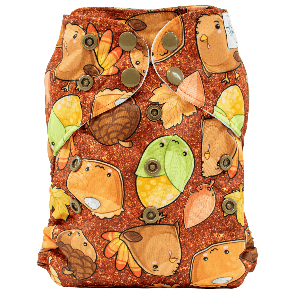Thanksgiving Cuties - One Size AIO - Texas Tushies - Modern Cloth Diapers & Beyond