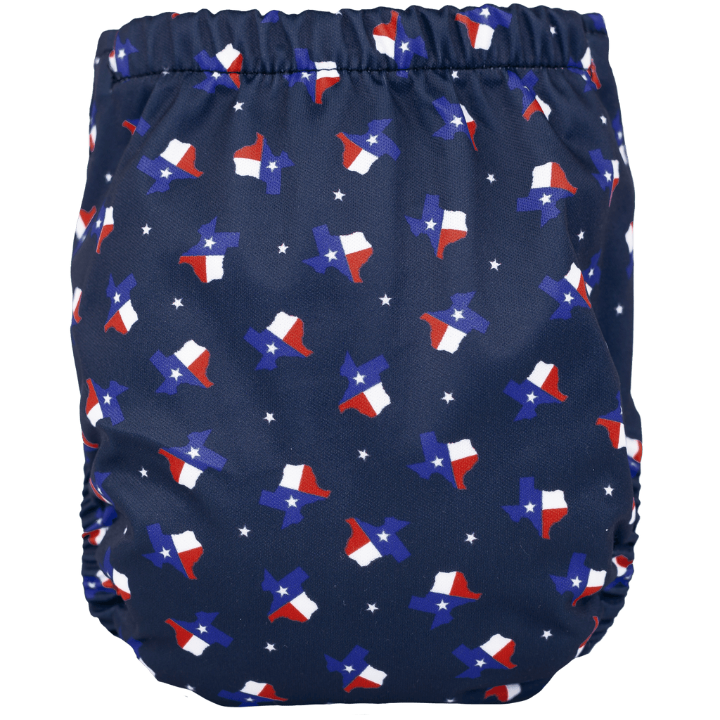 Tiny Tushies Newborn AIO Cloth Diaper - Texas Tushies - Modern Cloth Diapers & Beyond