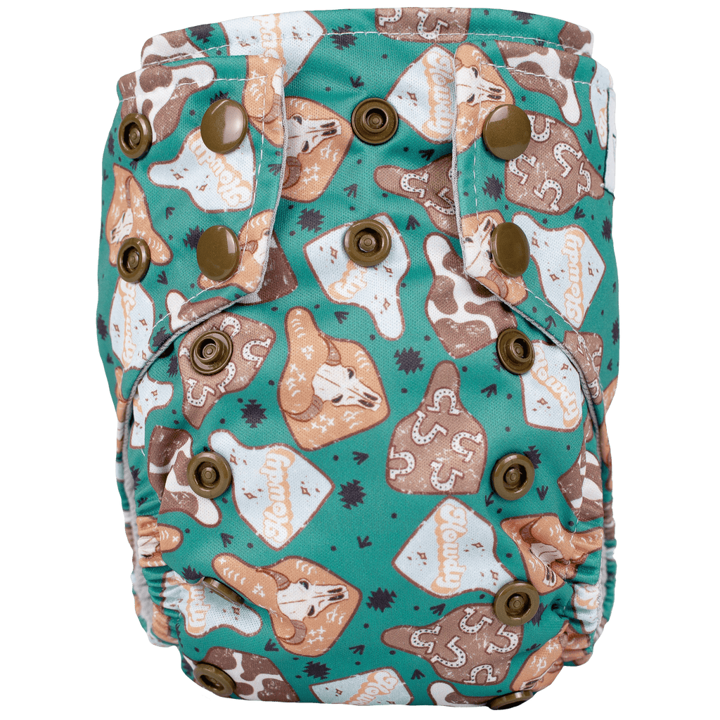 Tiny Tushies Newborn AIO Cloth Diaper - Texas Tushies - Modern Cloth Diapers & Beyond