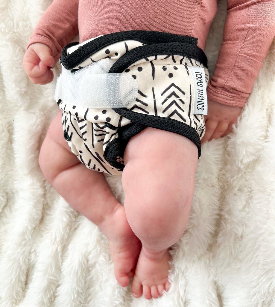 Tiny Tushies Newborn Hook & Loop Covers - Texas Tushies - Modern Cloth Diapers & Beyond