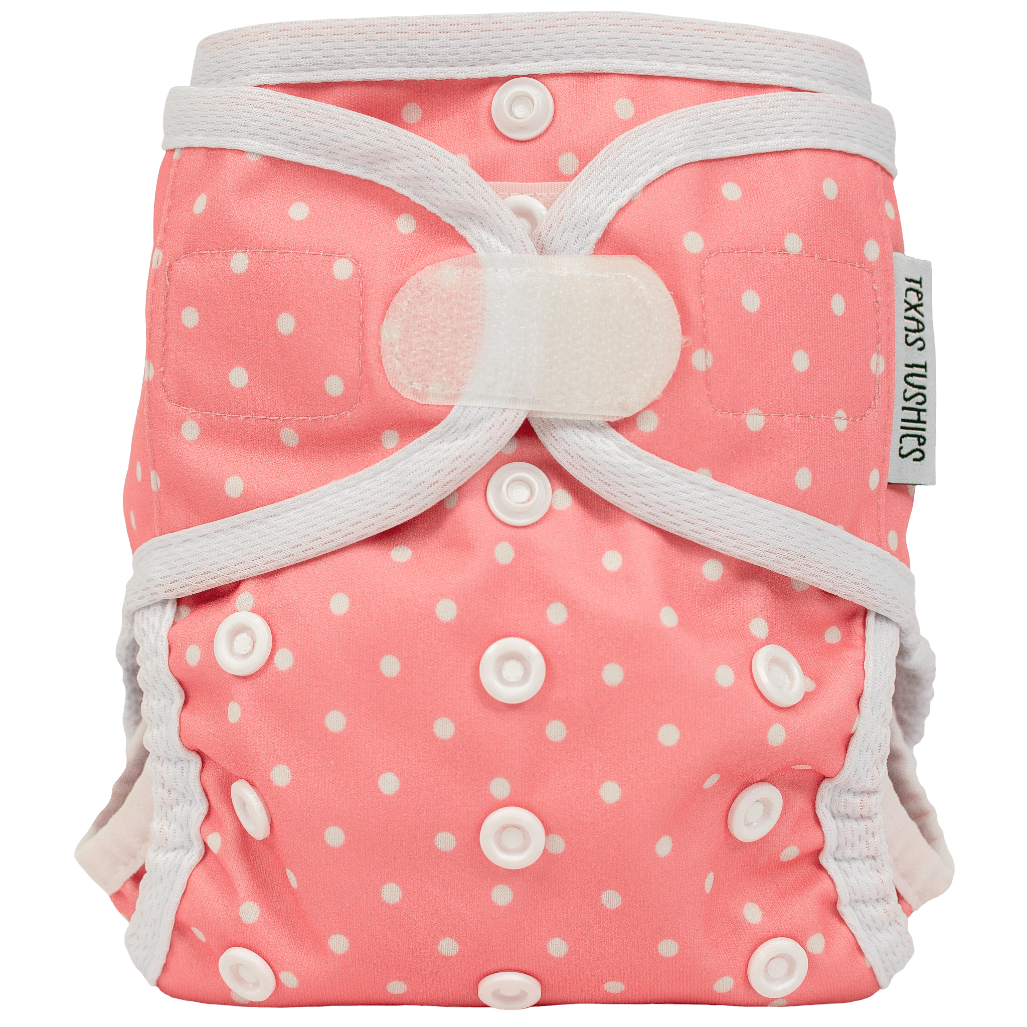 Reusable Cloth Diapers 3-Pack With Inserts - Hook & Loop Baby Diapers One Size 8-36 Lbs