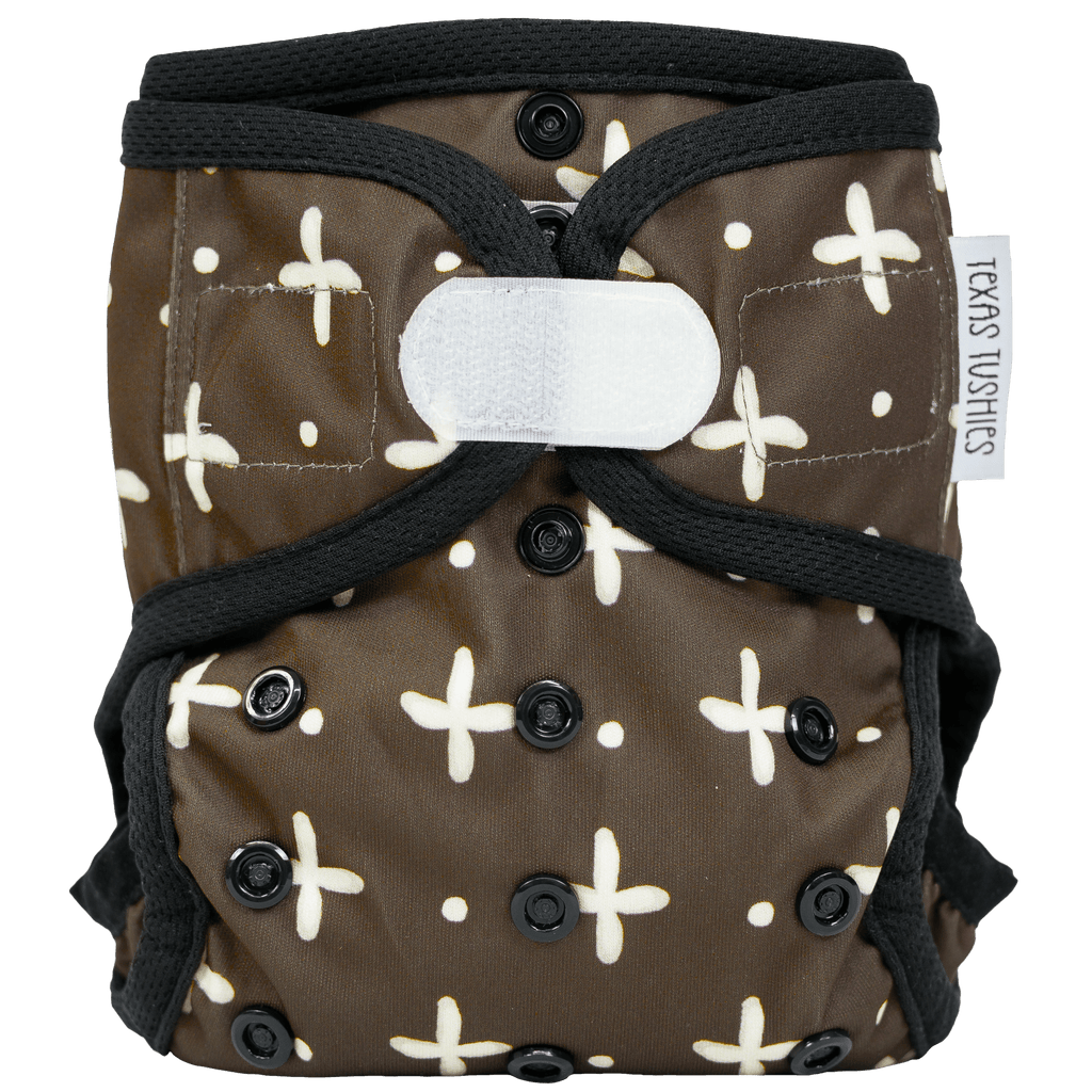 Tiny Tushies Newborn Hook & Loop Covers - Texas Tushies - Modern Cloth Diapers & Beyond