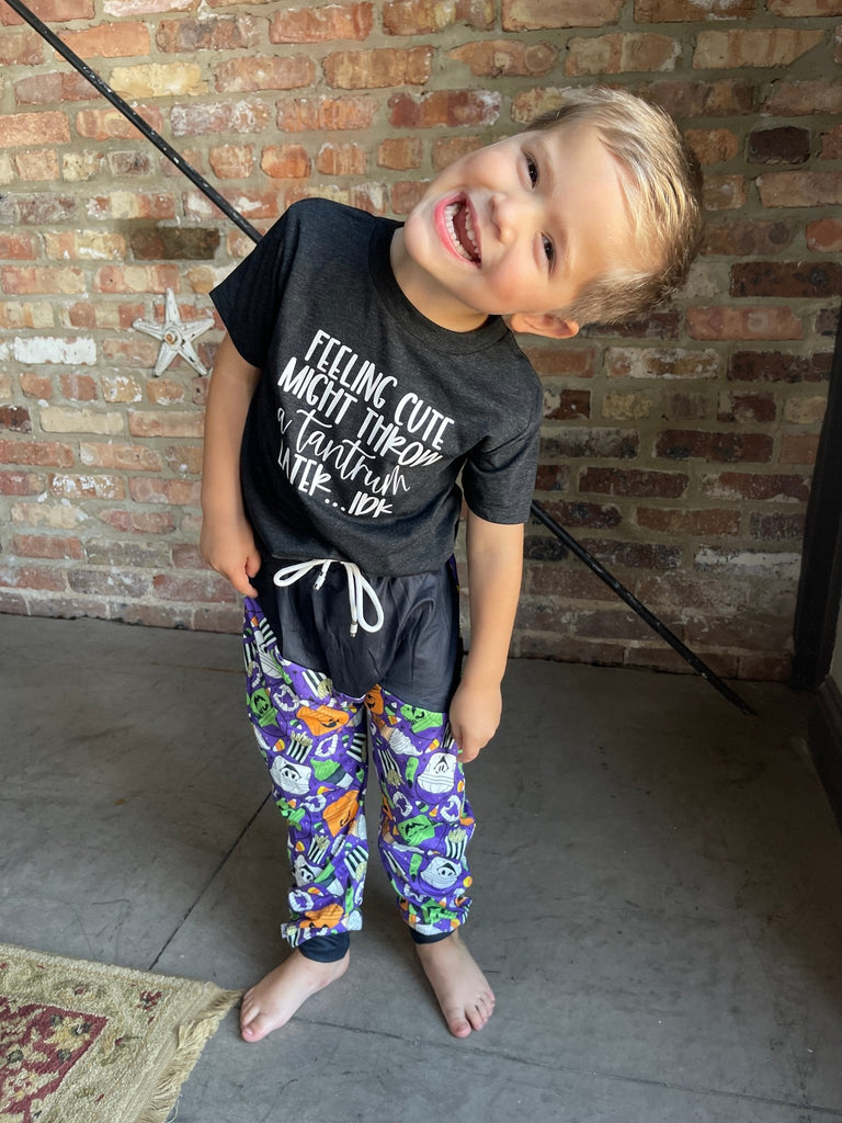 Trick Or Treat - Harem Joggers - Texas Tushies - Modern Cloth Diapers & Beyond