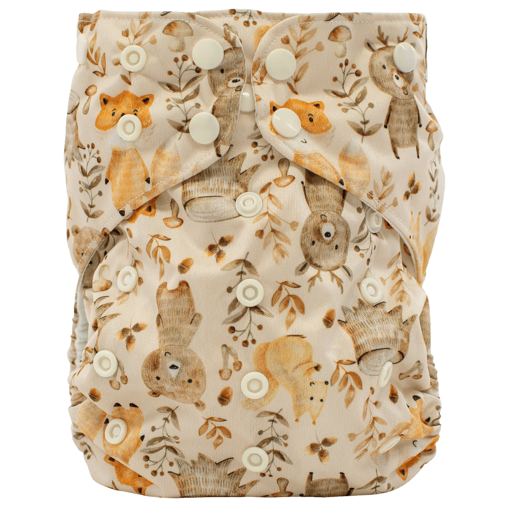 Woodland Animals - XL Pocket - Texas Tushies - Modern Cloth Diapers & Beyond