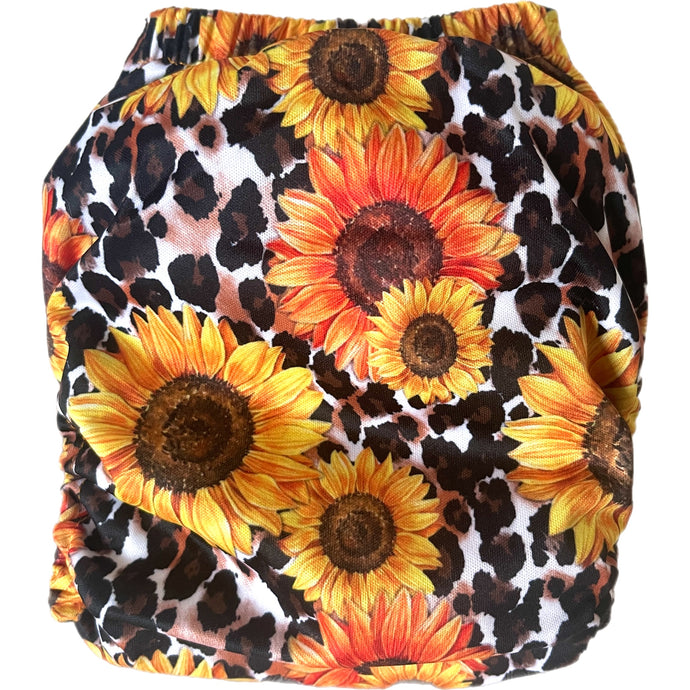 Leopard Sunflower - XL Pocket