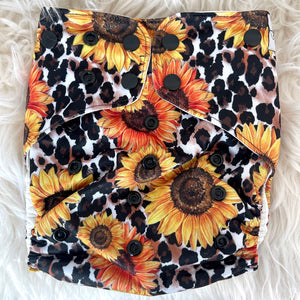 Leopard Sunflower - XL Pocket